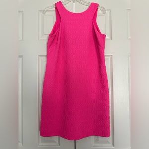 Lilly Pulitzer sleeveless hot pink dress. Size M